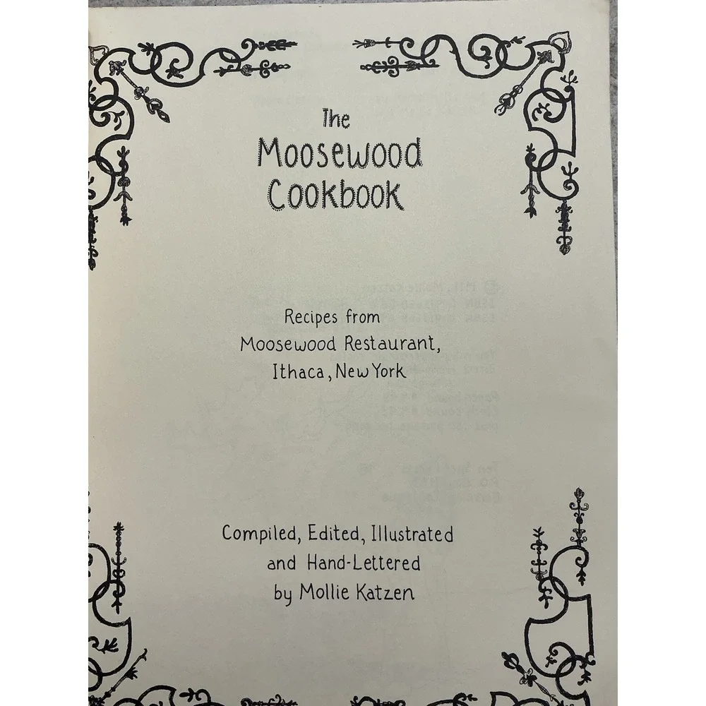 Moosewood Cookbook - Mollie Katzen
